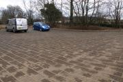 Blairlogie Car park prior to resurfacing.